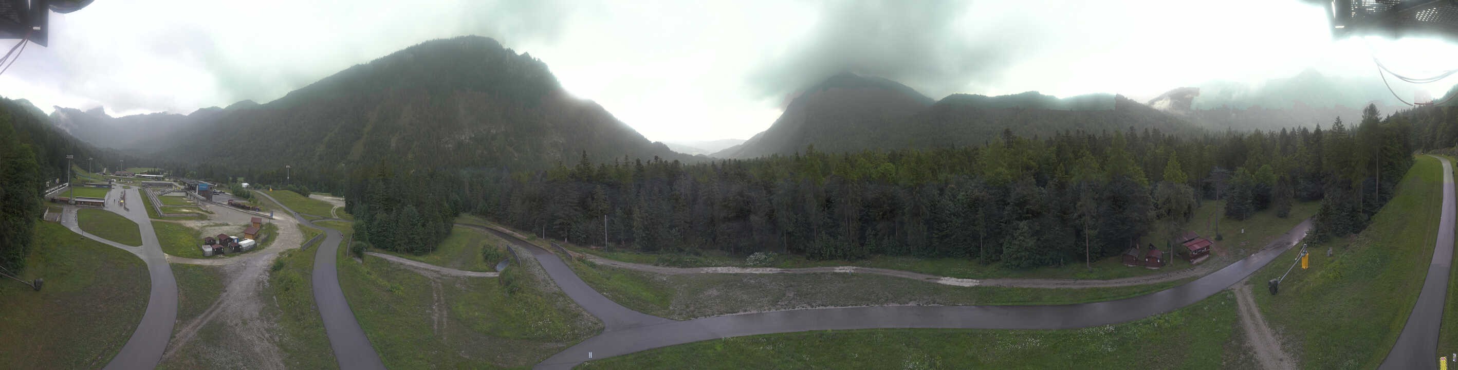 Archiv Foto Webcam Ruhpolding: Panorama Chiemgau Arena