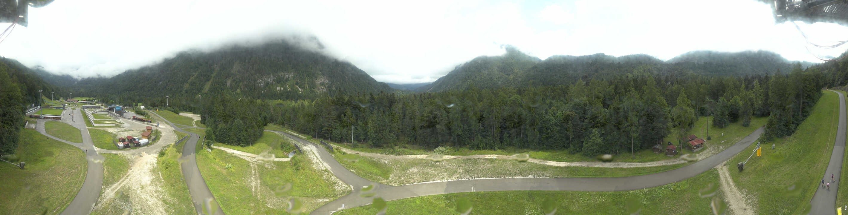 Archiv Foto Webcam Ruhpolding: Panorama Chiemgau Arena