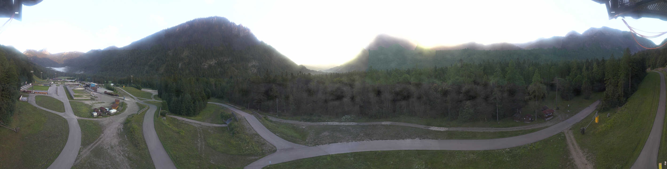 Archiv Foto Webcam Ruhpolding: Panorama Chiemgau Arena