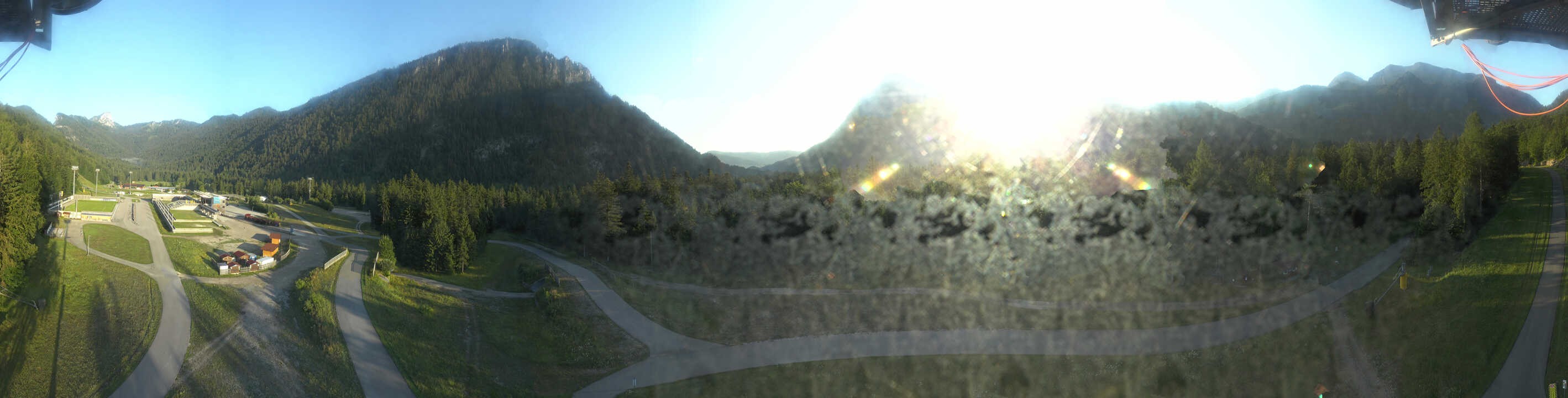 Archiv Foto Webcam Ruhpolding: Panorama Chiemgau Arena