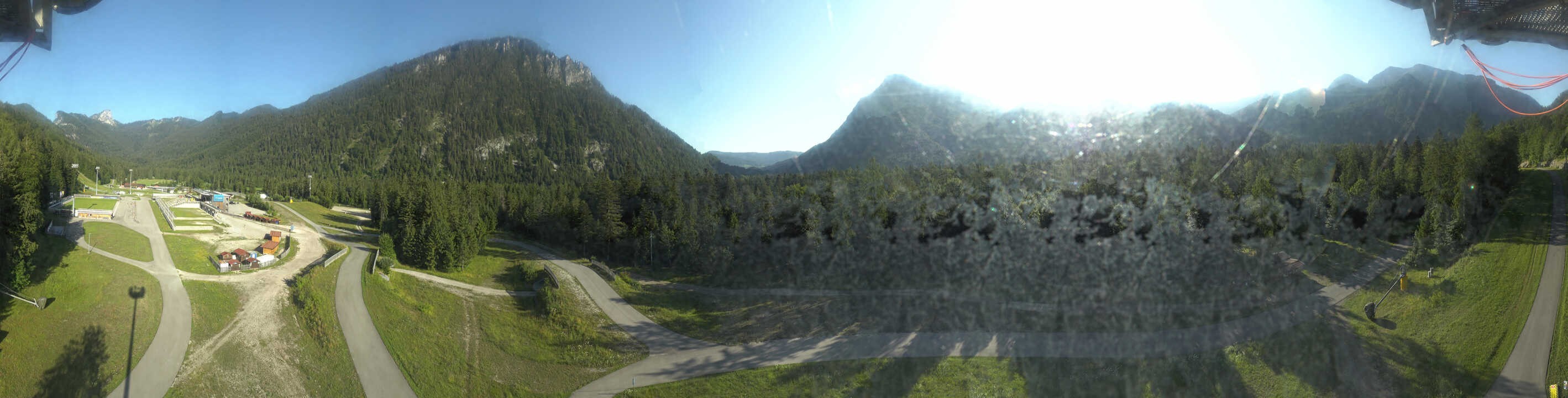 Archiv Foto Webcam Ruhpolding: Panorama Chiemgau Arena
