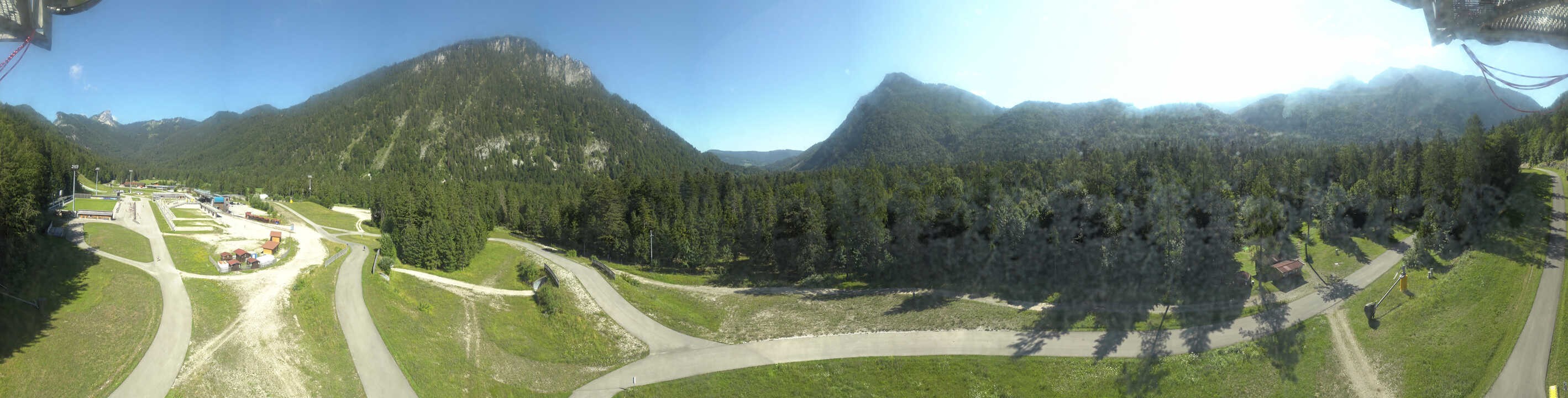 Archiv Foto Webcam Ruhpolding: Panorama Chiemgau Arena