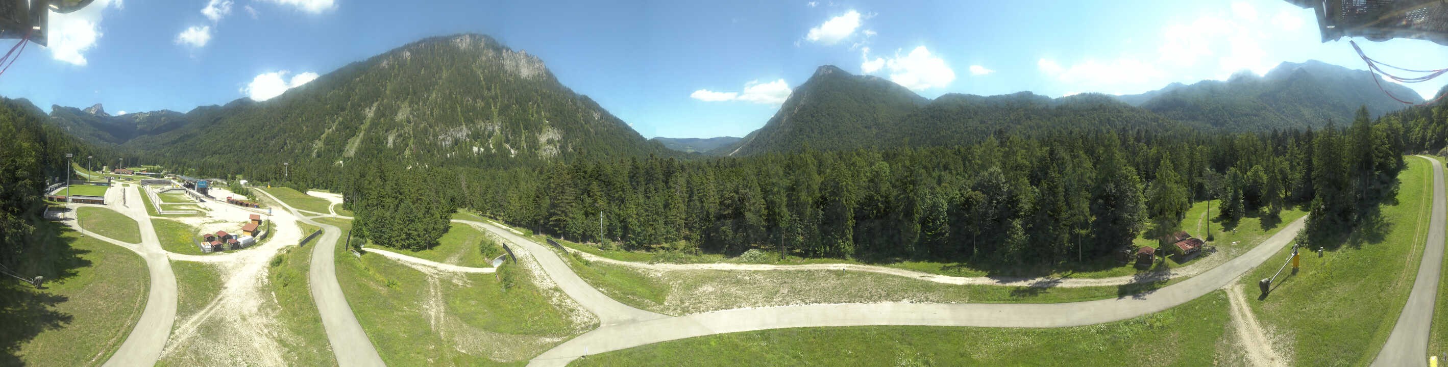 Archiv Foto Webcam Ruhpolding: Panorama Chiemgau Arena