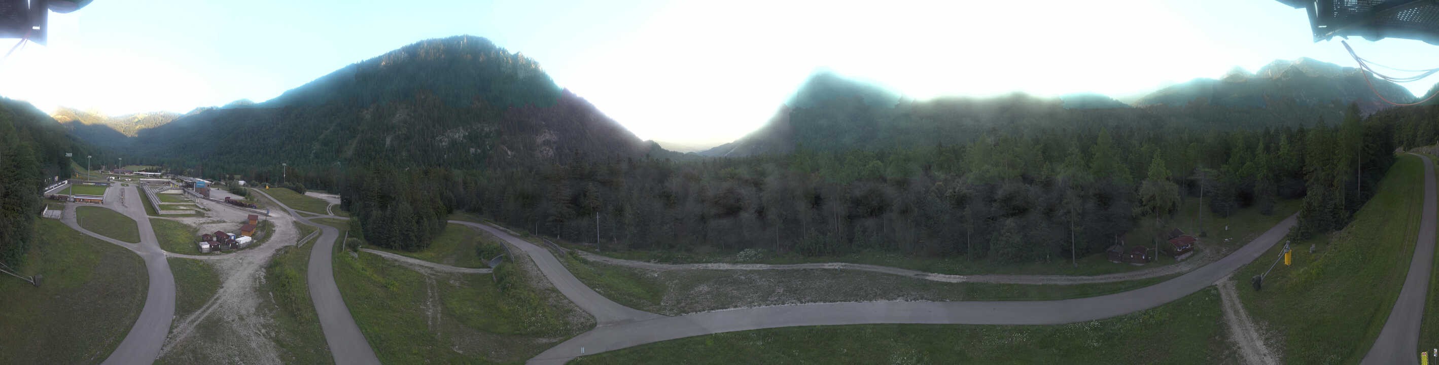 Archiv Foto Webcam Ruhpolding: Panorama Chiemgau Arena