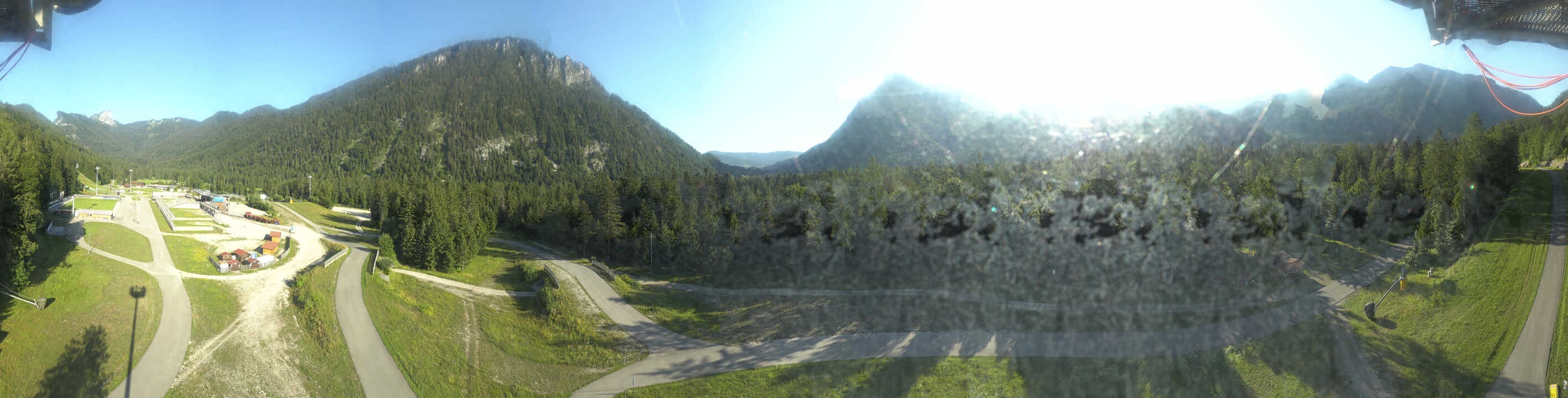 Archiv Foto Webcam Ruhpolding: Panorama Chiemgau Arena