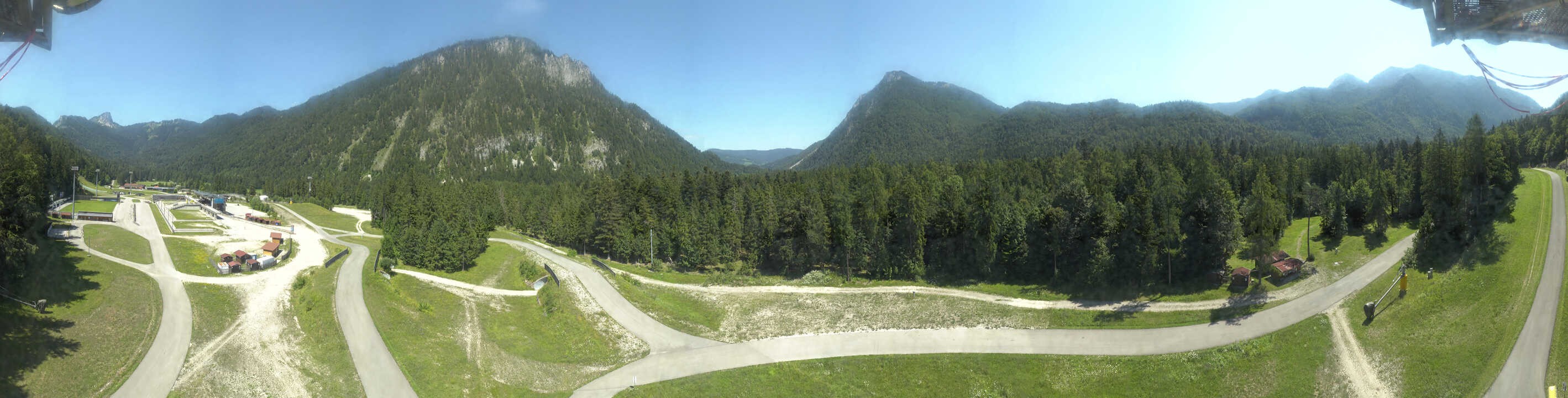 Archiv Foto Webcam Ruhpolding: Panorama Chiemgau Arena