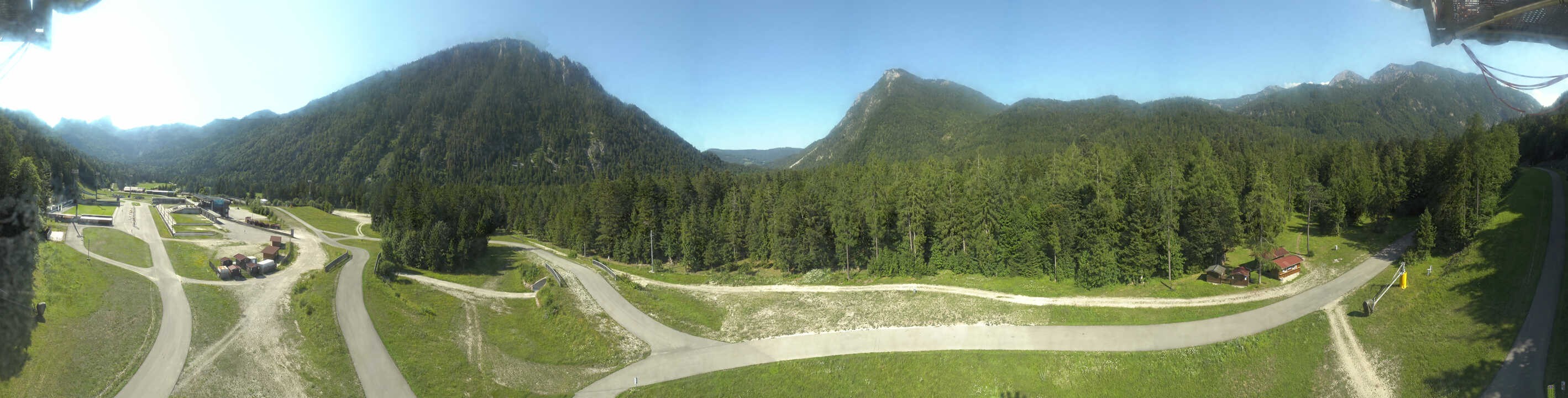 Archiv Foto Webcam Ruhpolding: Panorama Chiemgau Arena