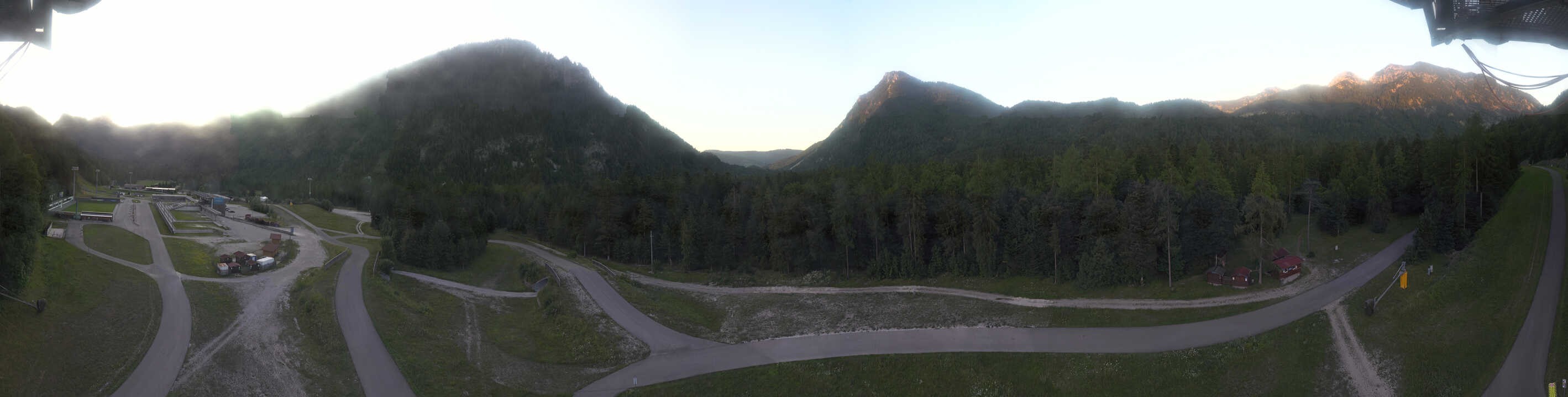 Archiv Foto Webcam Ruhpolding: Panorama Chiemgau Arena