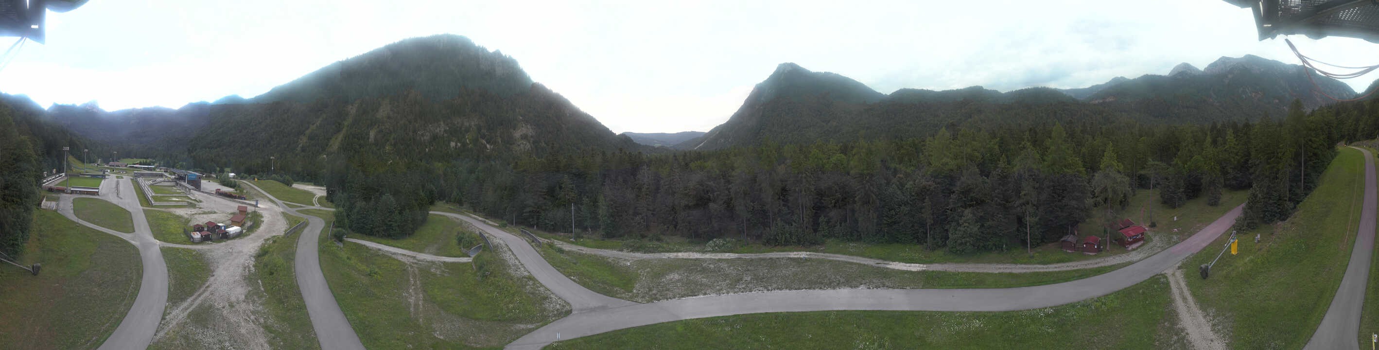Archiv Foto Webcam Ruhpolding: Panorama Chiemgau Arena