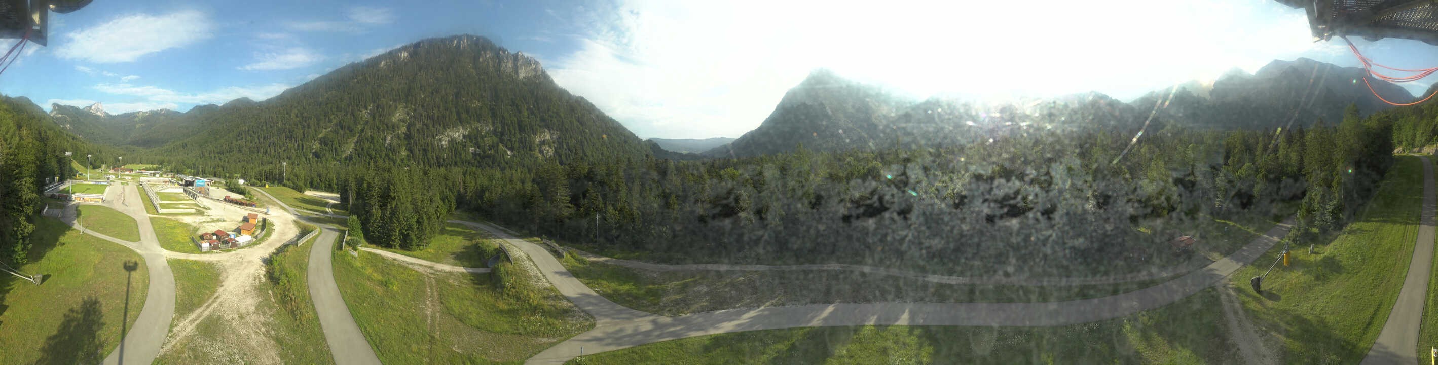 Archiv Foto Webcam Ruhpolding: Panorama Chiemgau Arena