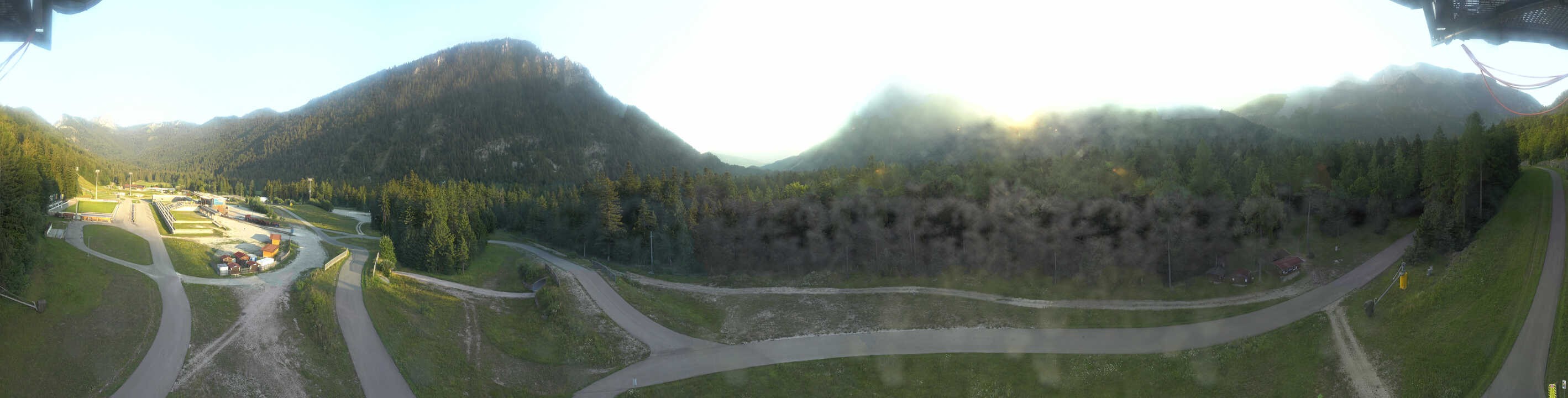 Archiv Foto Webcam Ruhpolding: Panorama Chiemgau Arena