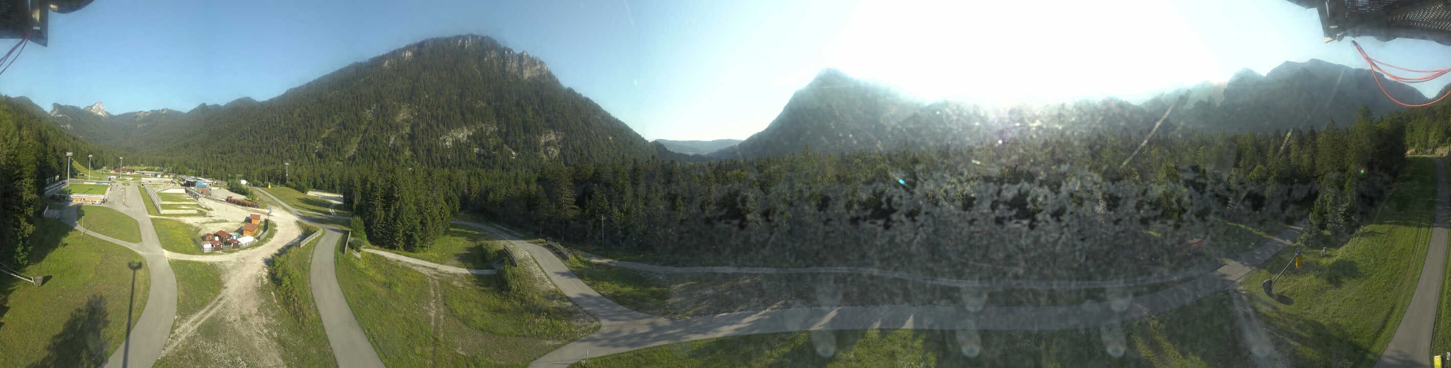 Archiv Foto Webcam Ruhpolding: Panorama Chiemgau Arena