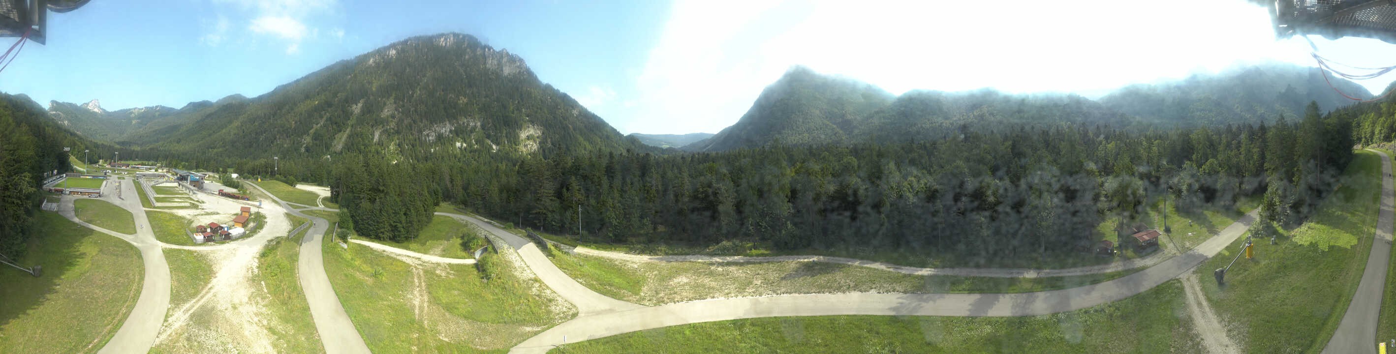 Archiv Foto Webcam Ruhpolding: Panorama Chiemgau Arena