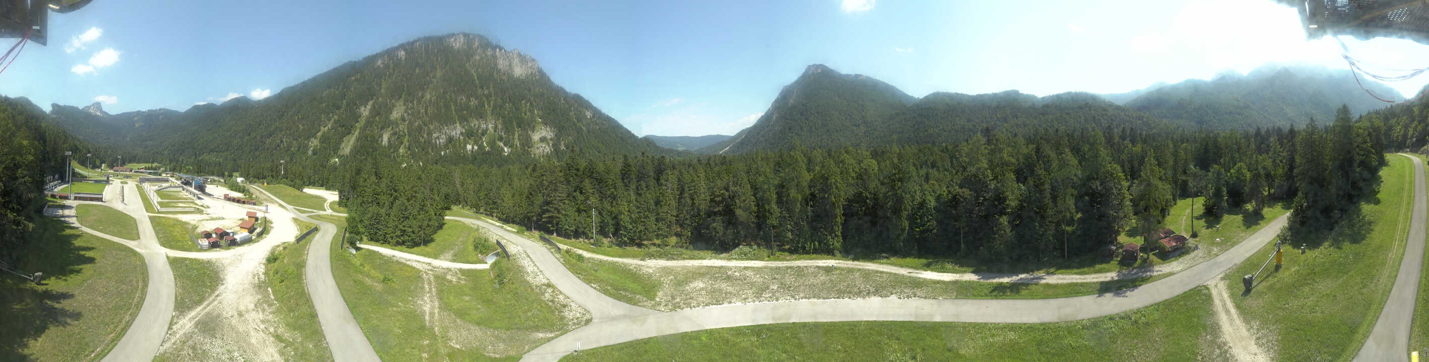 Archiv Foto Webcam Ruhpolding: Panorama Chiemgau Arena