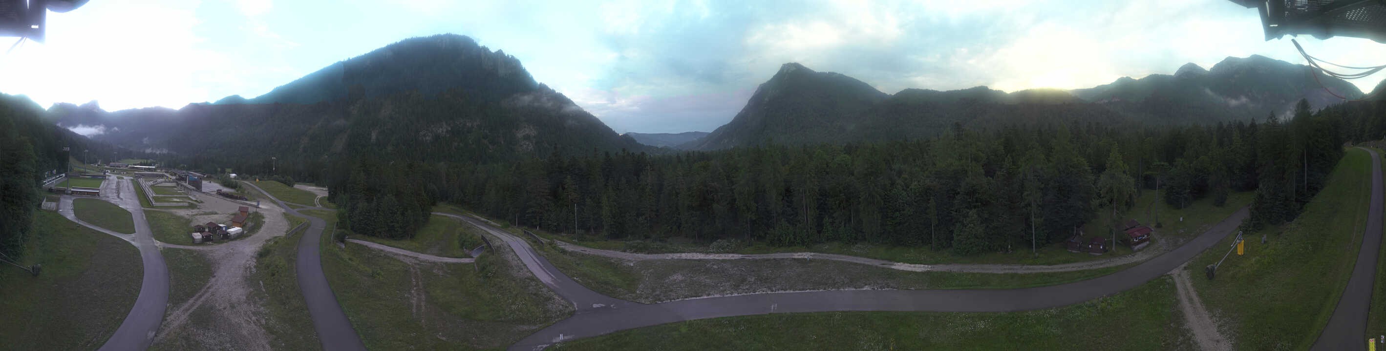 Archiv Foto Webcam Ruhpolding: Panorama Chiemgau Arena