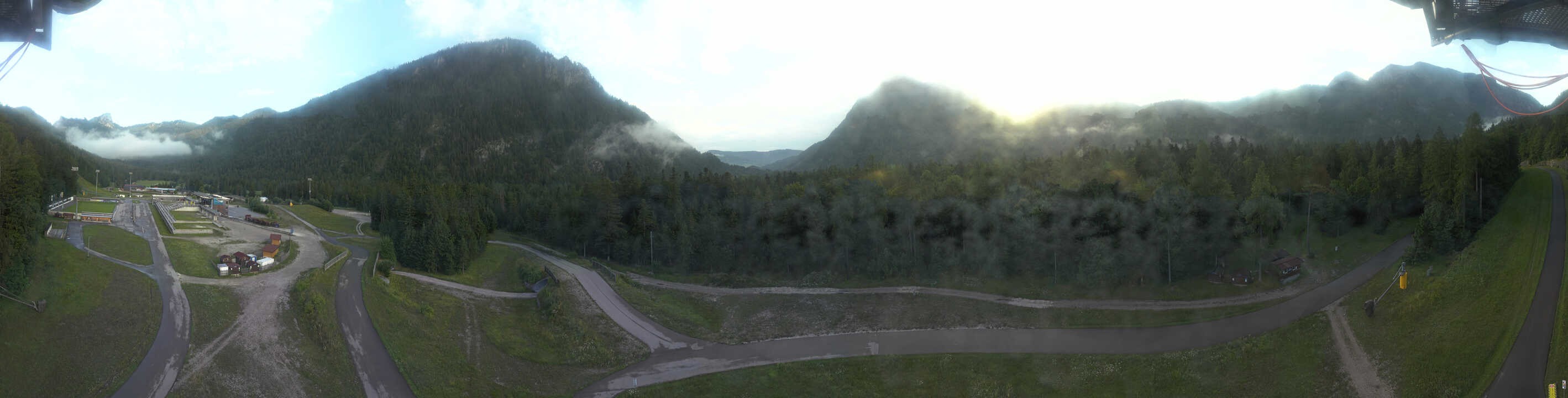 Archiv Foto Webcam Ruhpolding: Panorama Chiemgau Arena