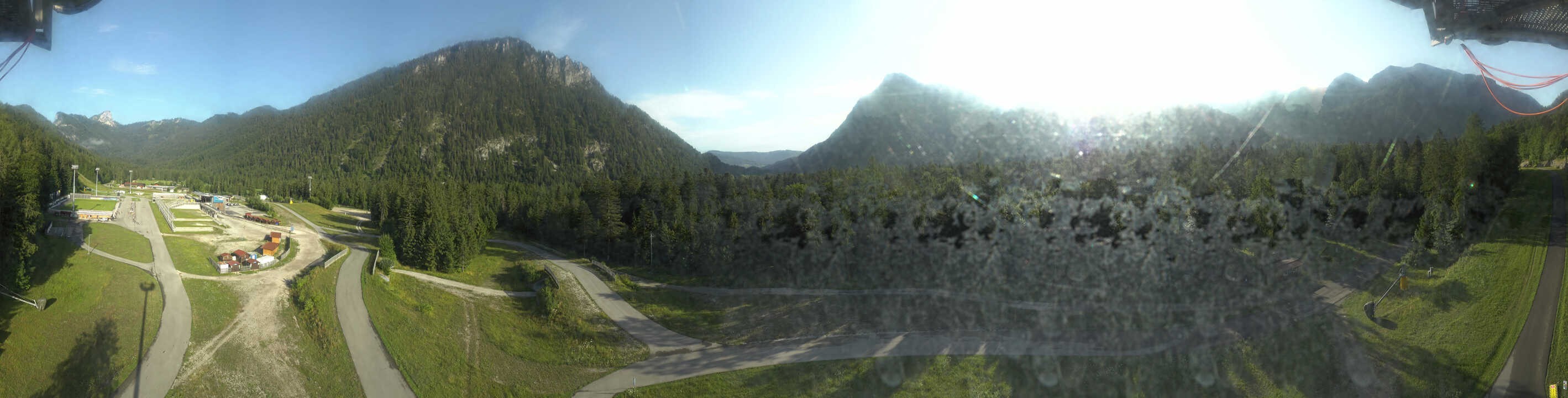 Archiv Foto Webcam Ruhpolding: Panorama Chiemgau Arena