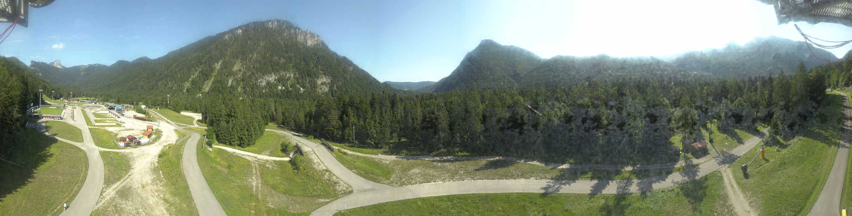 Archiv Foto Webcam Ruhpolding: Panorama Chiemgau Arena