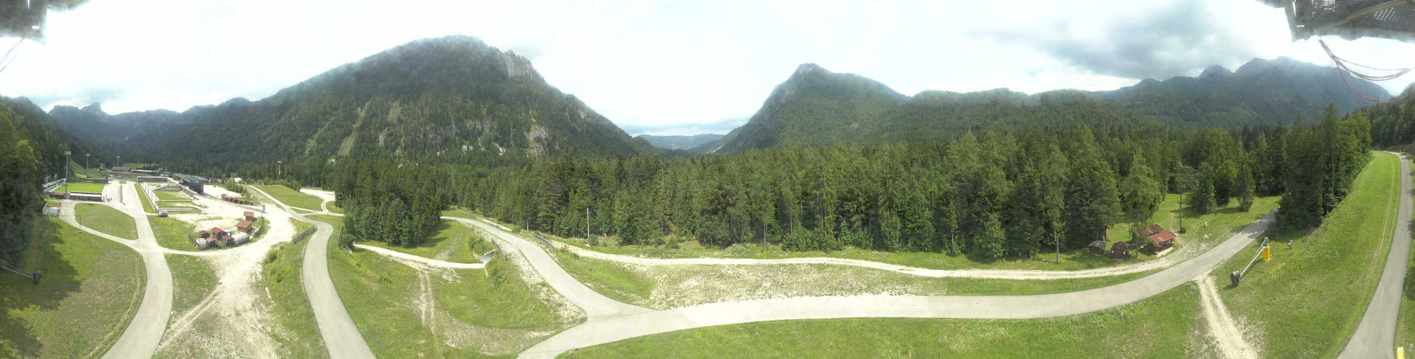 Archiv Foto Webcam Ruhpolding: Panorama Chiemgau Arena