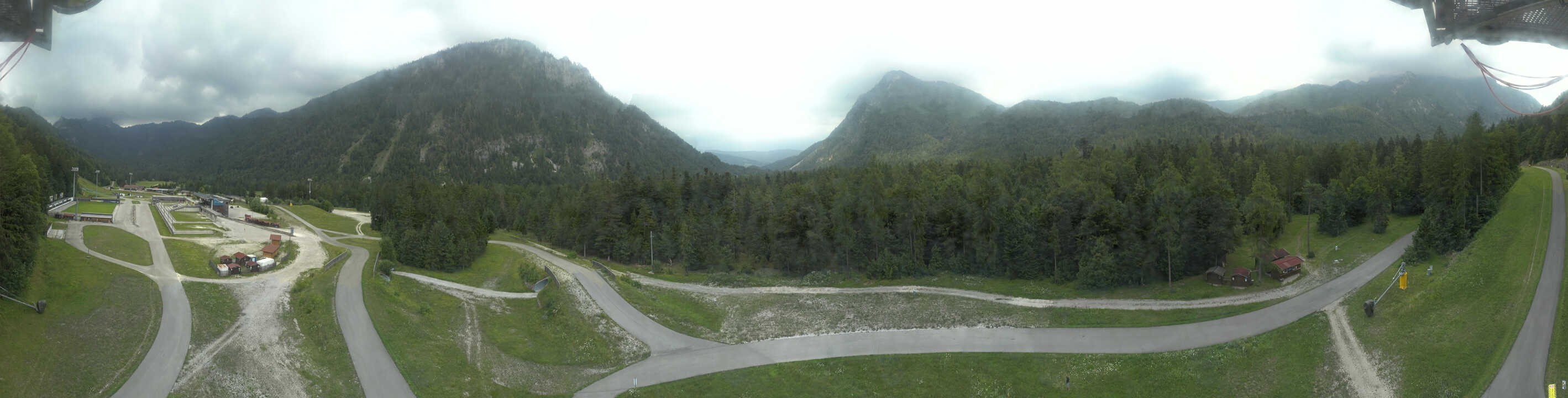 Archiv Foto Webcam Ruhpolding: Panorama Chiemgau Arena