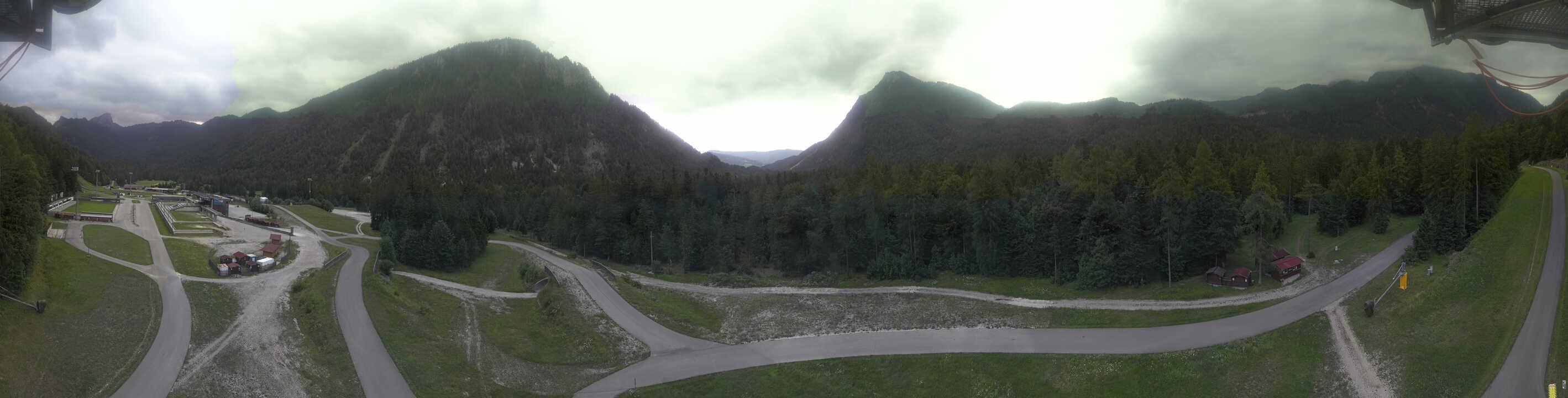 Archiv Foto Webcam Ruhpolding: Panorama Chiemgau Arena