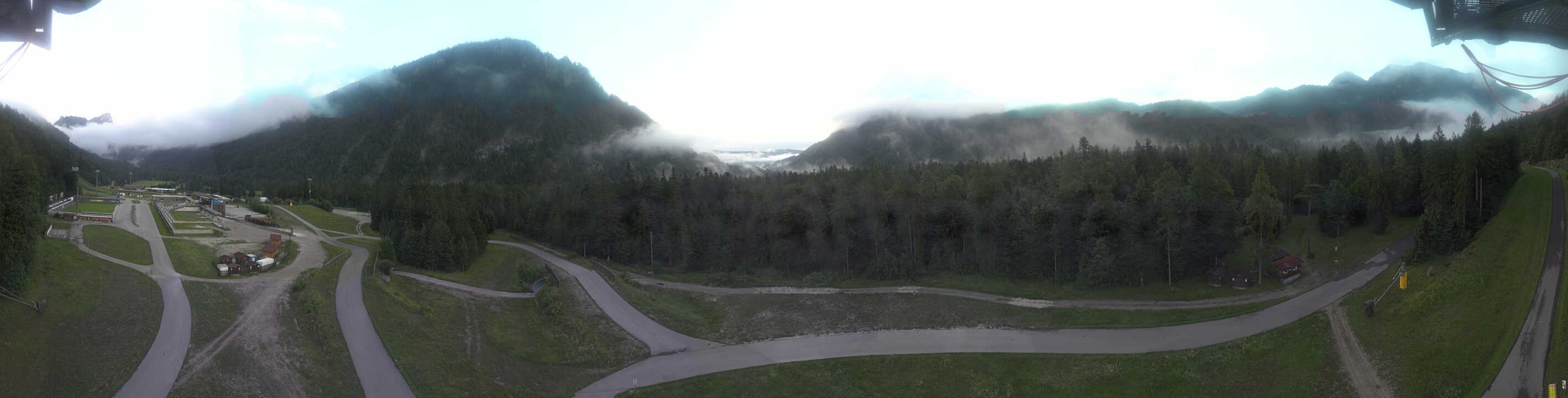 Archiv Foto Webcam Ruhpolding: Panorama Chiemgau Arena