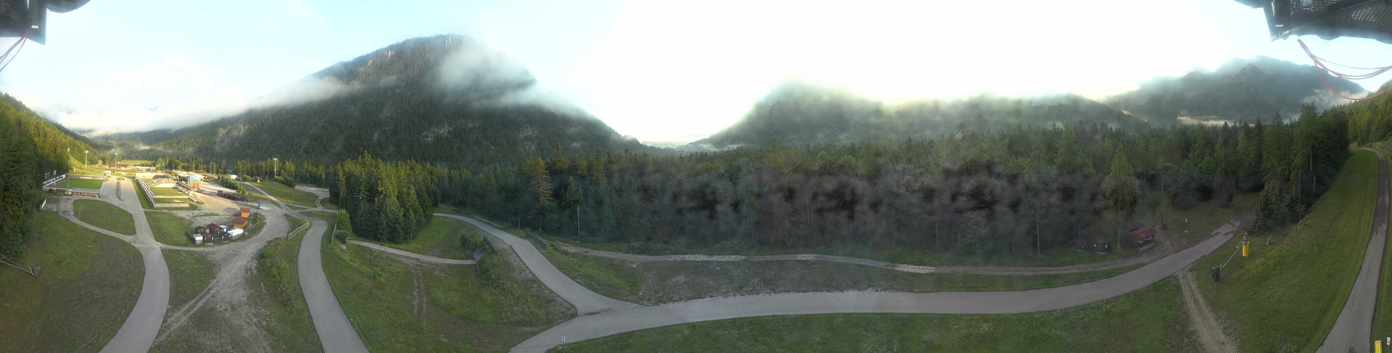 Archiv Foto Webcam Ruhpolding: Panorama Chiemgau Arena