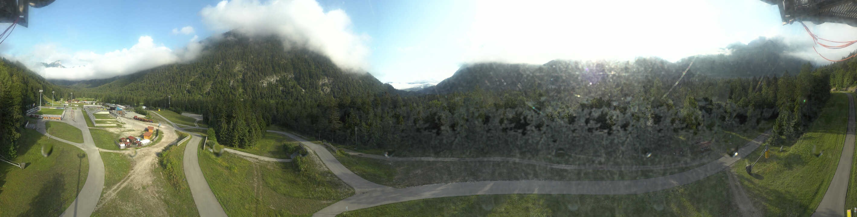 Archiv Foto Webcam Ruhpolding: Panorama Chiemgau Arena