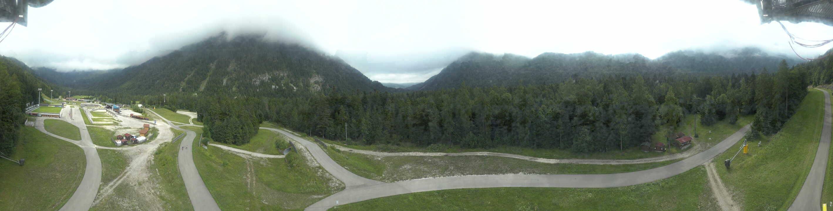 Archiv Foto Webcam Ruhpolding: Panorama Chiemgau Arena