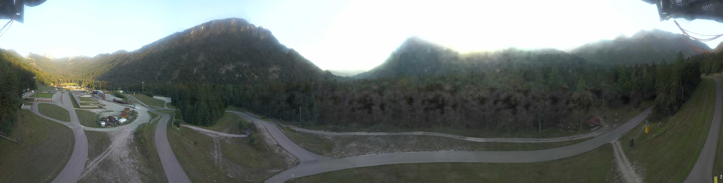 Archiv Foto Webcam Ruhpolding: Panorama Chiemgau Arena
