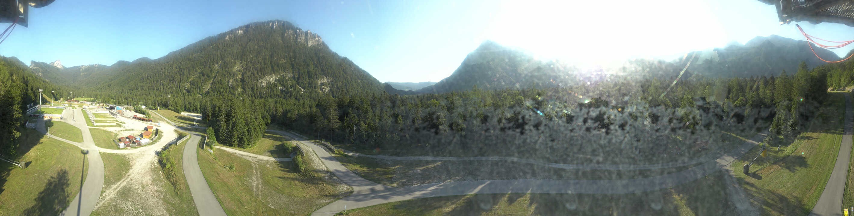 Archiv Foto Webcam Ruhpolding: Panorama Chiemgau Arena