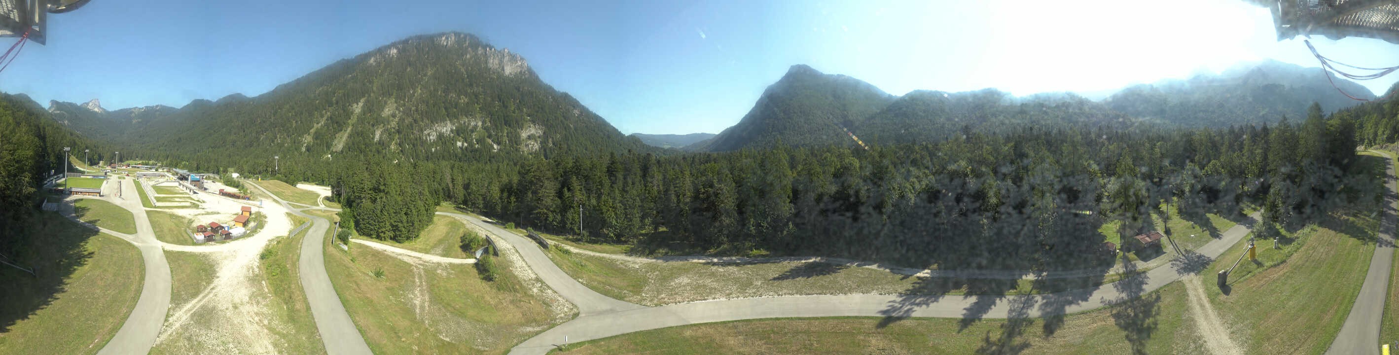 Archiv Foto Webcam Ruhpolding: Panorama Chiemgau Arena