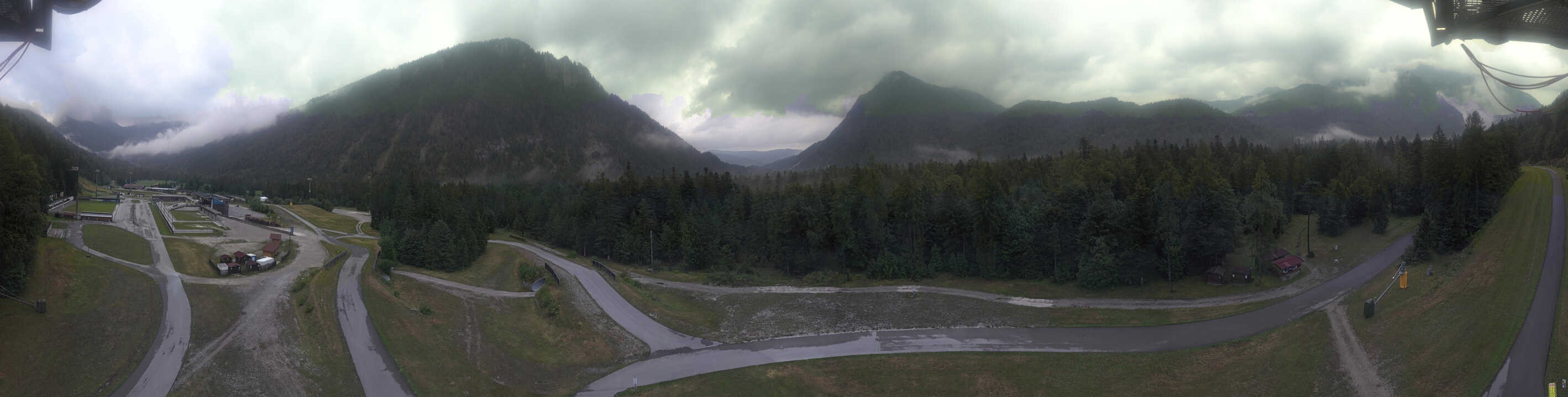 Archiv Foto Webcam Ruhpolding: Panorama Chiemgau Arena