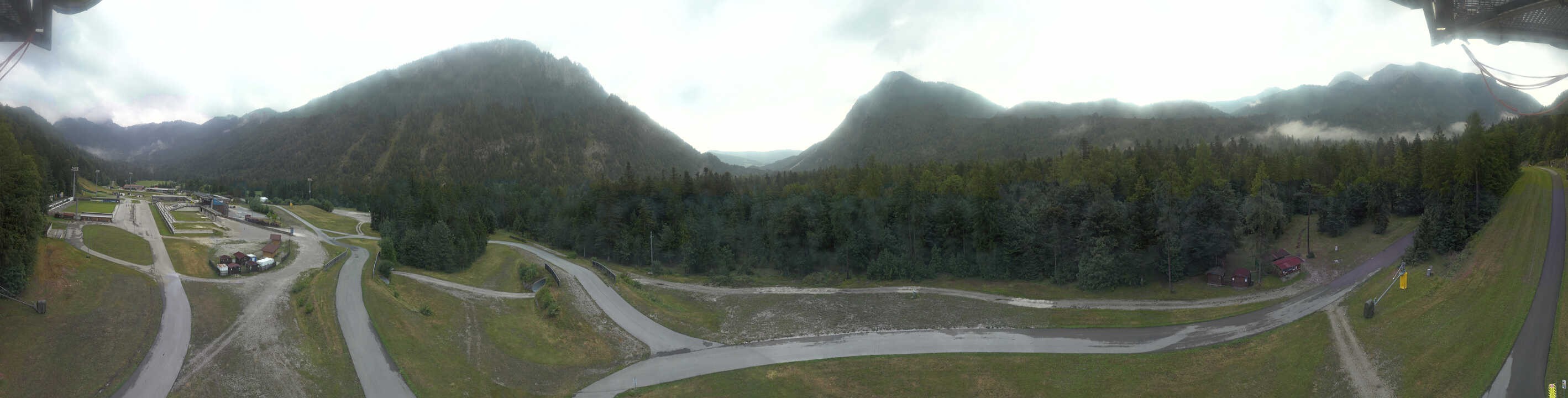 Archiv Foto Webcam Ruhpolding: Panorama Chiemgau Arena