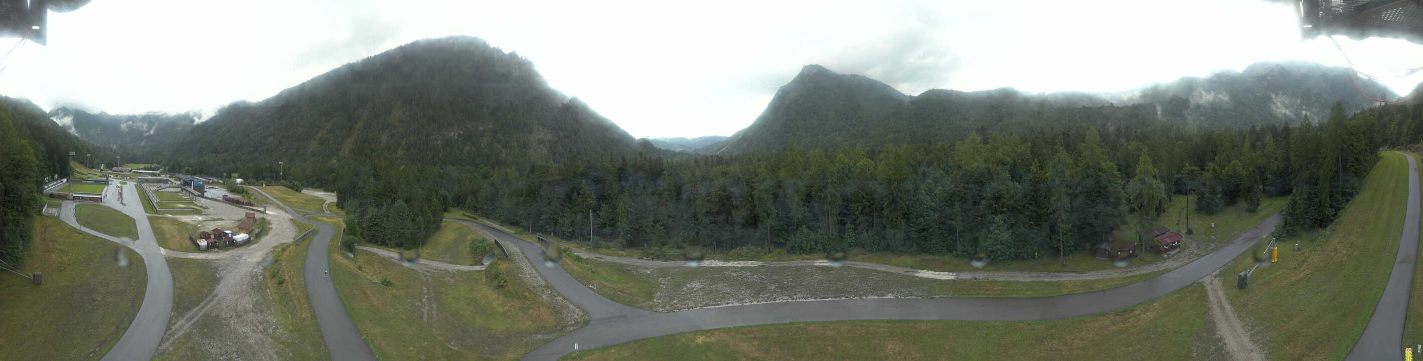 Archiv Foto Webcam Ruhpolding: Panorama Chiemgau Arena