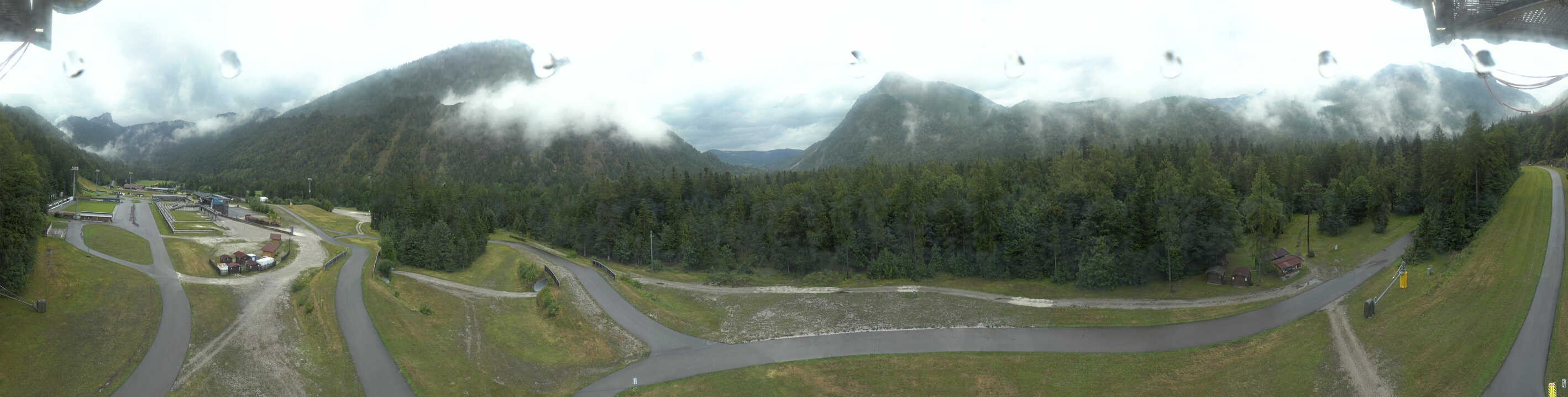 Archiv Foto Webcam Ruhpolding: Panorama Chiemgau Arena