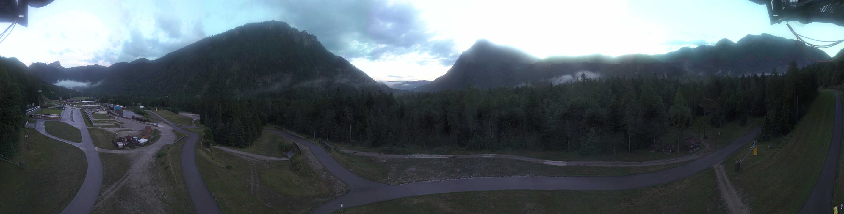 Archiv Foto Webcam Ruhpolding: Panorama Chiemgau Arena
