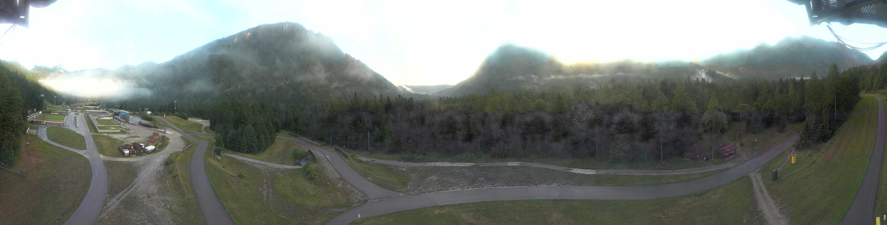 Archiv Foto Webcam Ruhpolding: Panorama Chiemgau Arena