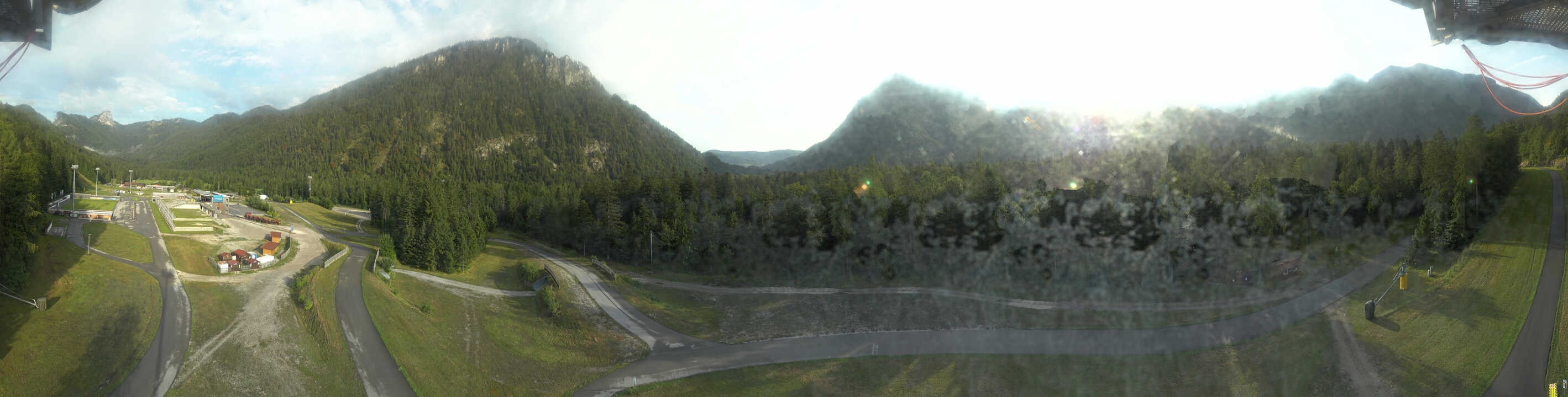 Archiv Foto Webcam Ruhpolding: Panorama Chiemgau Arena