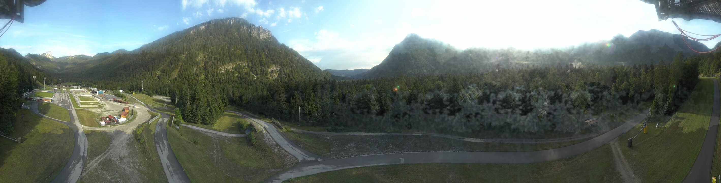 Archiv Foto Webcam Ruhpolding: Panorama Chiemgau Arena