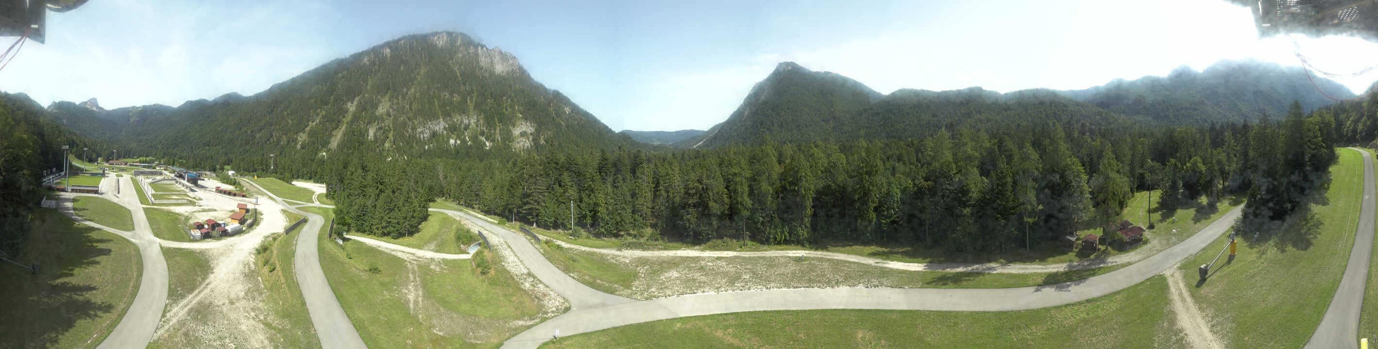 Archiv Foto Webcam Ruhpolding: Panorama Chiemgau Arena