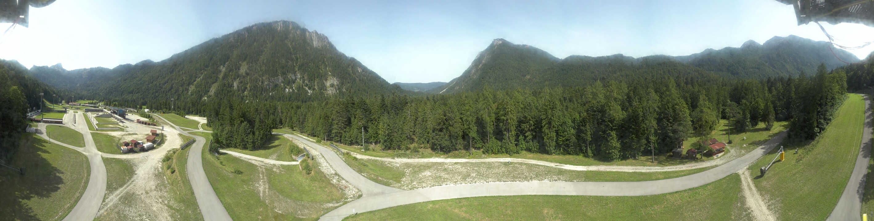 Archiv Foto Webcam Ruhpolding: Panorama Chiemgau Arena