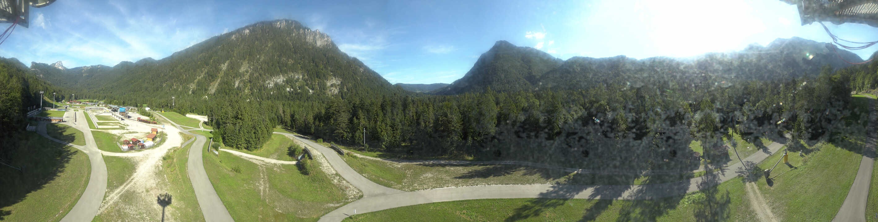 Archiv Foto Webcam Ruhpolding: Panorama Chiemgau Arena