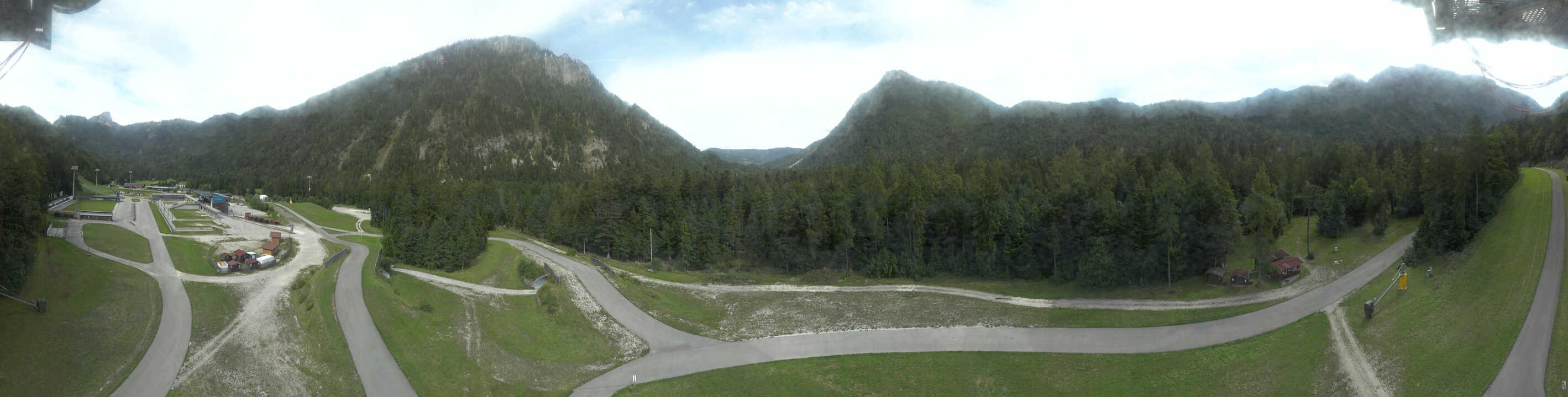 Archiv Foto Webcam Ruhpolding: Panorama Chiemgau Arena