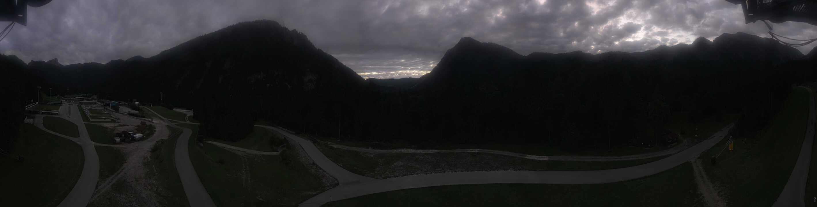 Archiv Foto Webcam Ruhpolding: Panorama Chiemgau Arena