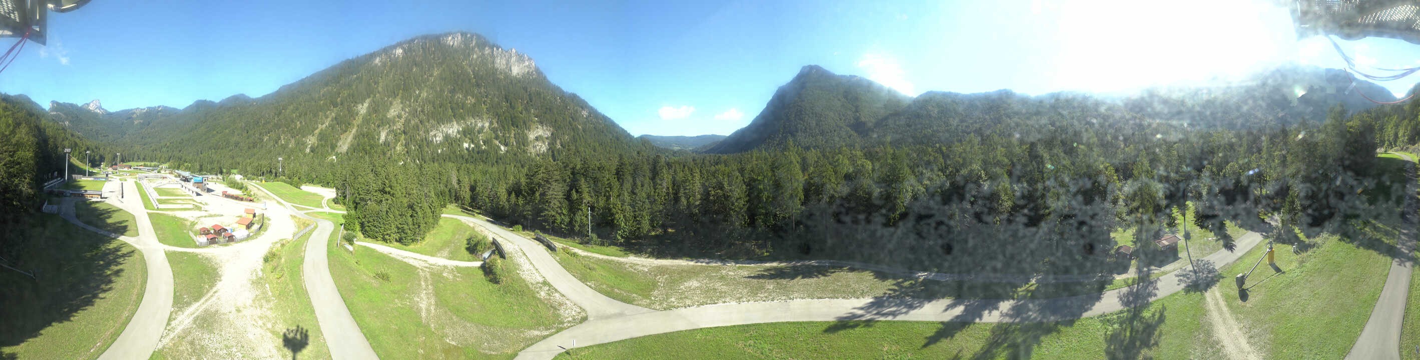 Archiv Foto Webcam Ruhpolding: Panorama Chiemgau Arena