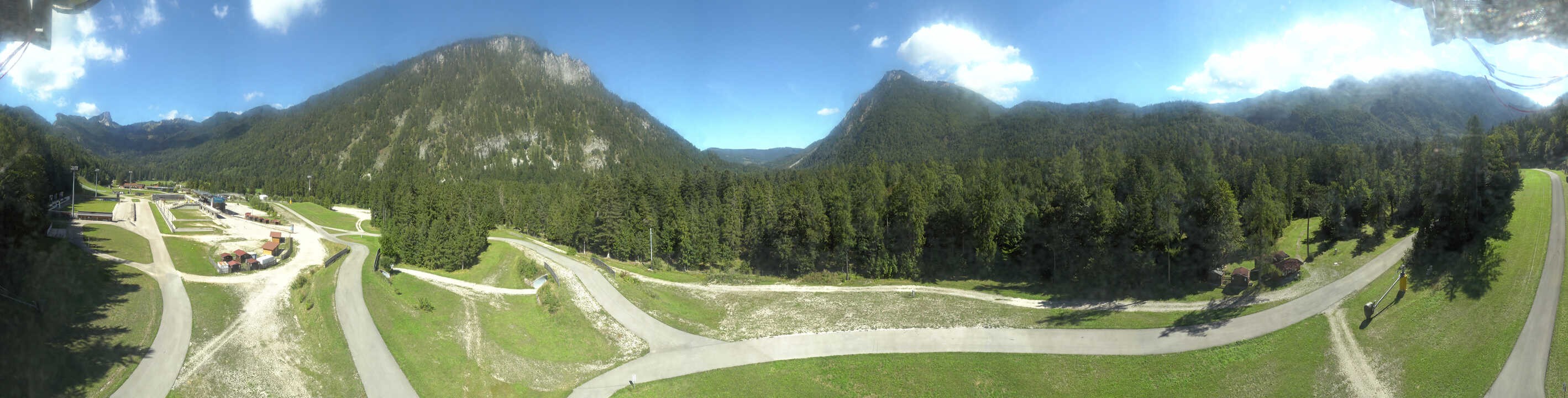 Archiv Foto Webcam Ruhpolding: Panorama Chiemgau Arena