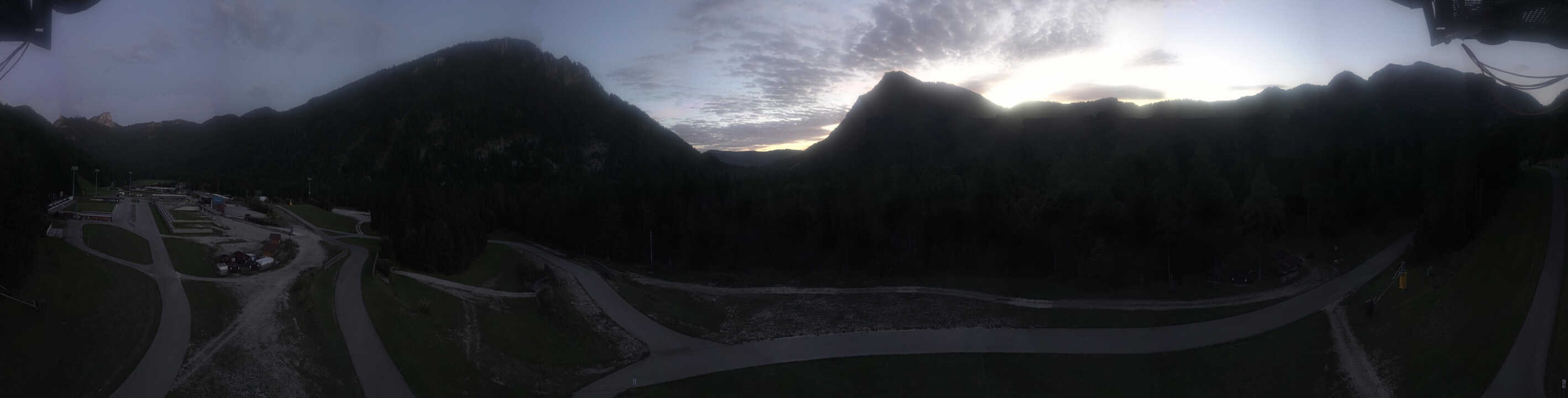 Archiv Foto Webcam Ruhpolding: Panorama Chiemgau Arena