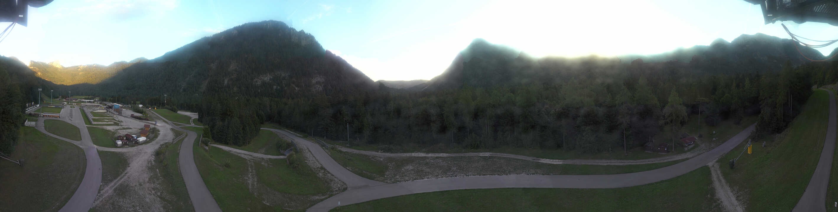 Archiv Foto Webcam Ruhpolding: Panorama Chiemgau Arena
