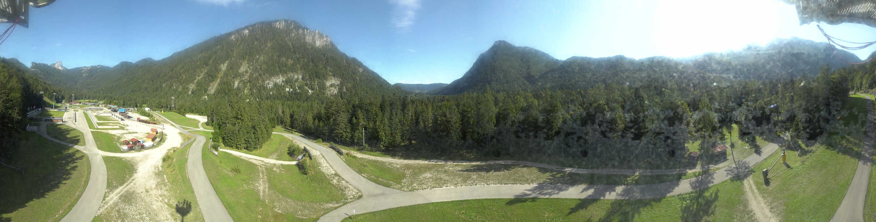 Archiv Foto Webcam Ruhpolding: Panorama Chiemgau Arena